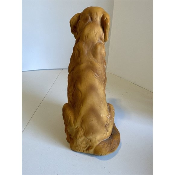 Aldon golden retriever fine porcelain Figurine Statue 1985 vintage 7.5” by 5” - Picture 6 of 16
